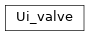 Inheritance diagram of Ui_valve