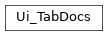 Inheritance diagram of Ui_TabDocs