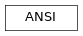 Inheritance diagram of ANSI